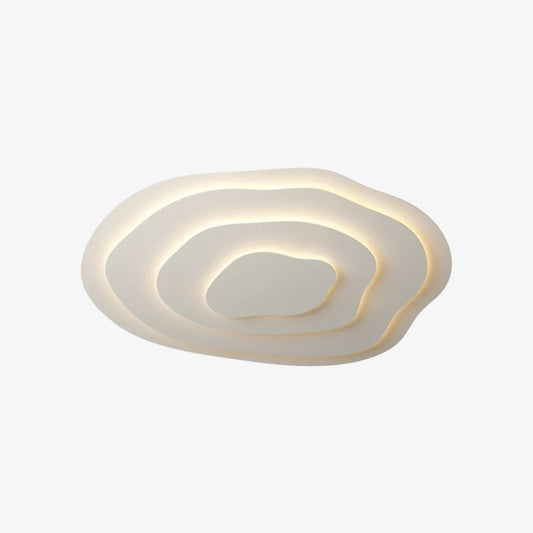 Luz de Techo de Acrílico con Forma Ondulada Aeris Mimir – Lámpara de Montaje Superficial Moderna y Minimalista para Sala de Estar y Dormitorio