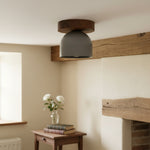 Load image into Gallery viewer, Metio Dome Bowl Shape Modern Flush Mount for Bedroom & Living Room