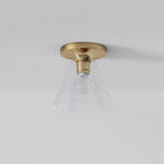 Load image into Gallery viewer, Conica Cone Flush Mount – Glass Ceiling Light for Modern Spaces