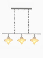 Load image into Gallery viewer, Art Deco Star Linear Pendant Light - Elegant Lighting for Kitchen Island - Astris Cassiopeia