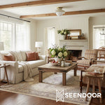 Load image into Gallery viewer, Hanton Minimalist Flush Mount Ceiling Light for Living Room & Hallway