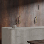 Afbeelding laden in galerijweergave, Mid-Century Brass Cabinet Pulls 3-3/4"cc With Luxurious Long-Lasting For Multi-Purpose-Seendoor