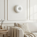 Bild in die Galerieansicht laden, Halorentis Bauhaus Donut Design Tisch- und Wandleuchte – Skulpturale moderne Beleuchtung für Wohnräume N11