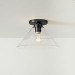 Load image into Gallery viewer, Conica Cone Flush Mount – Glass Ceiling Light for Modern Spaces