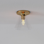 Load image into Gallery viewer, Conica Cone Flush Mount – Glass Ceiling Light for Modern Spaces