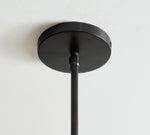 Afbeelding laden in galerijweergave, Auria met de hand geblazen glazen metalen kroonluchter - hedendaags messing ontwerp