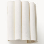 Afbeelding laden in galerijweergave, Velura Linnen Gevouwen Wandlamp - Stoffen Zacht Geplooid Ontwerp Sfeerverlichting voor Slaapkamer of Gang