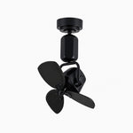Carica l'immagine nella visualizzazione Galleria, Wall and ceiling compact fan in black
