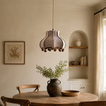 Load image into Gallery viewer, French Vintage Striped Fabric Pendant Lamp