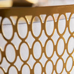 Afbeelding laden in galerijweergave, Liorin Geometrische Hanglamp – Moderne Sierlijke Metalen en Stoffen Kap Hanglamp voor Interieurs