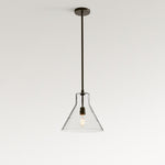 Load image into Gallery viewer, Glavira Recycled Glass Pendant – Modern Lighting for Dining Room