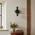 Load image into Gallery viewer, Pyralis Cone Art Deco Brass Sconce - Industrial Vanity Light