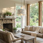 Bild in der Galerieansicht laden, Alaria Design Pendelleuchte - Künstlerische Pendellampe mit Ambient-Schatten für Wohnzimmer