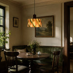 Cargar imagen en el visor de la Galería, Fabric drum pendant light 10