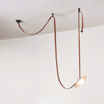 Bild in die Galerieansicht laden, Light Rail Leder Pendelleuchte