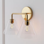 Load image into Gallery viewer, Conica Cone Wall Sconce - 1, 2, 3-Light Modern Glass Lighting