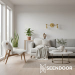 Load image into Gallery viewer, Pyralis Vintage-Style Cone Wall Sconce Brass Finish for Bedroom & Corridor