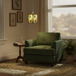 Afbeelding laden in galerijweergave, TF Butterfly hanglamp — Artistieke hanglamp van glas-in-lood voor woonkamer of slaapkamer