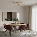 Load image into Gallery viewer, Radiro Globe Geometric Sphere Modern Ceiling Light for Living Room