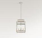 Load image into Gallery viewer, Yolvira Modern Outdoor Lantern Pendant - Metal Hanging Light for Exteriors