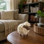 Załaduj obraz do przeglądarki galerii, handmade wool felt sheep figurine