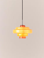 Afbeelding laden in galerijweergave, Koloro Millie glazen hanglamp - retrostijl met moderne elegantie