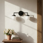 Load image into Gallery viewer, Opalume Globe Shade Modern Vanity Light for Bathroom & Dressing Room