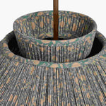 Załaduj obraz do przeglądarki galerii, Florevian Nowoczesna Lampa Wisząca z Lnu - Artystyczne Wyraziste Oświetlenie do Jadalni