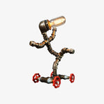 Cargar imagen en el visor de la Galería, Hawke retro industrial pipe table lamp