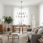 Load image into Gallery viewer, Reticula Modern Round Chandelier – Iron Frame with Open Circular Design for Dining or Entry