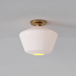 Load image into Gallery viewer, Merin Geometric Glass Modern Flush Mount for Hallway & Bedroom