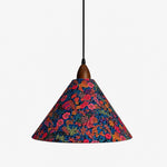 Bild in die Galerieansicht laden, Liberty-Style Floral Fabric Pendant Light