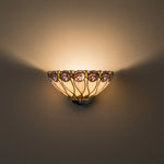 Afbeelding laden in galerijweergave, TF Hutchinson Tiffany Wandlamp - voor Hal of Gang