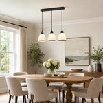 Cargar imagen en el visor de la Galería, Linear pendant lighting a wood dining table