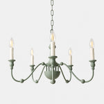 Load image into Gallery viewer, Five-Light Iron Candle Chandelier