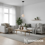 Load image into Gallery viewer, Rivrona Ribbed Fluted Modern Pendant Light for Dining & Kitchen