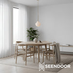 Load image into Gallery viewer, Rivrona Ribbed Fluted Modern Pendant Light for Dining & Kitchen