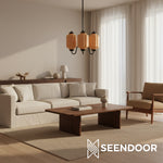 Load image into Gallery viewer, Eloise Vintage Glass Chandelier - Milk Glass Home Accent