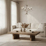 Afbeelding laden in galerijweergave, Foline geometrische lichte kroonluchter – nikkelkleurige afwerking met sfeerverlichting voor gangen en keukens