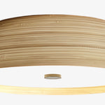 Load image into Gallery viewer, Bambori Japandi Style Bamboo Textured Ceiling Lamp - Natural Accent Light for Living Room