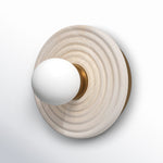 Bild in die Galerieansicht laden, Leigha Alabaster Wandleuchte
