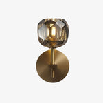 Load image into Gallery viewer, Luxury Crystal Wall Sconce - Brass Frame Modern Wall Light