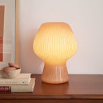 Load image into Gallery viewer, Novarise Textured Glass Modern Table Lamp for Bedside & Office