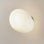 Afbeelding laden in galerijweergave, Stonea organische kiezel silhouet wand- en plafondlamp eigentijdse glazen lamp voor thuis N16