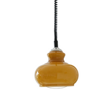 Bild in die Galerieansicht laden, Lunea Retro Creme-Glas-Pendelleuchte – Nordische Vintage-Hängeleuchte für Schlafzimmer und Esszimmer