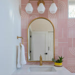 Load image into Gallery viewer, Merin Metal & Glass Sculptural Wall Sconce for Vanity & Bathroom