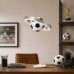 Cargar imagen en el visor de la Galería, Soccer pendant chandelier study desk scene