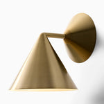 Load image into Gallery viewer, Brivana Angular Cone Mid-Century Wall Sconce for Hallway & Bedroom