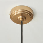 Load image into Gallery viewer, Floriaxis Floral Glass Pendant Light — Floral Glass Shade with Braided Cable for Kitchen or Dining