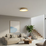 Load image into Gallery viewer, Bambori Japandi Style Bamboo Textured Ceiling Lamp - Natural Accent Light for Living Room